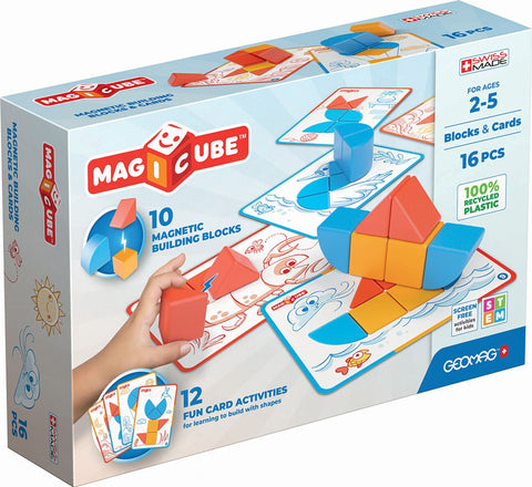 Geomag Magicube Blocks And Cards 16 (302) - Fun Planet
