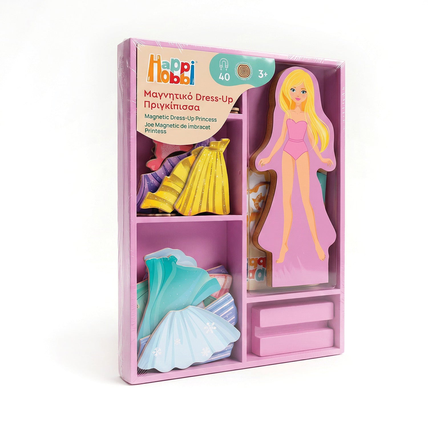 AS Magnet Box Fantasy Dreams Dress-Up 46 Educational Wooden Magnets (1029-64059)