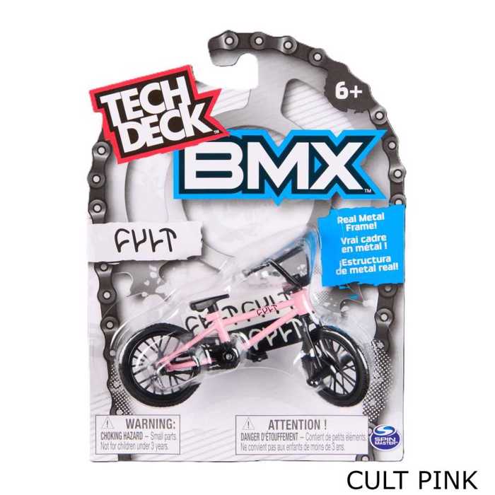 Tech Deck BMX Μινιατούρα Single Pack Ποδήλατο Freestyle Cult Pink (20151801)