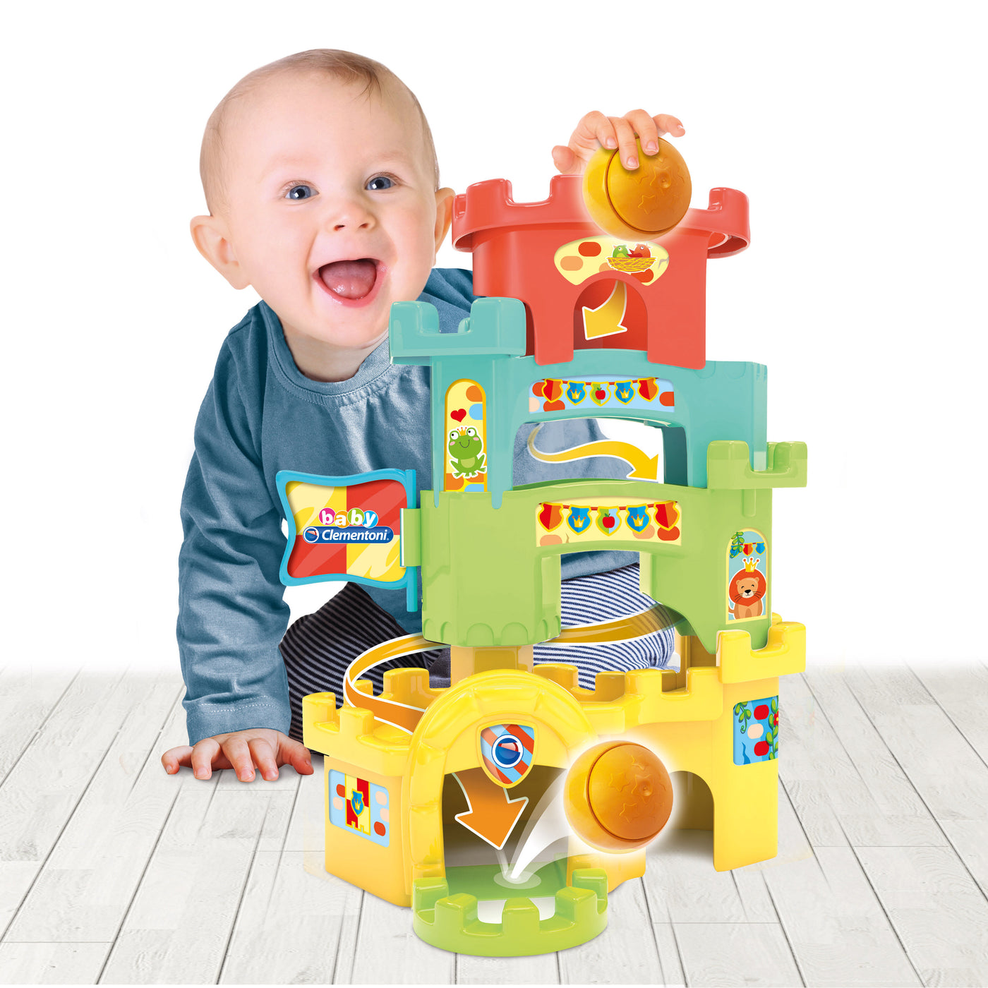 Baby Clementoni Play For Future Βρεφικό Παιχνίδι Πυραμίδα Με Μπάλα (1000-17226) - Fun Planet