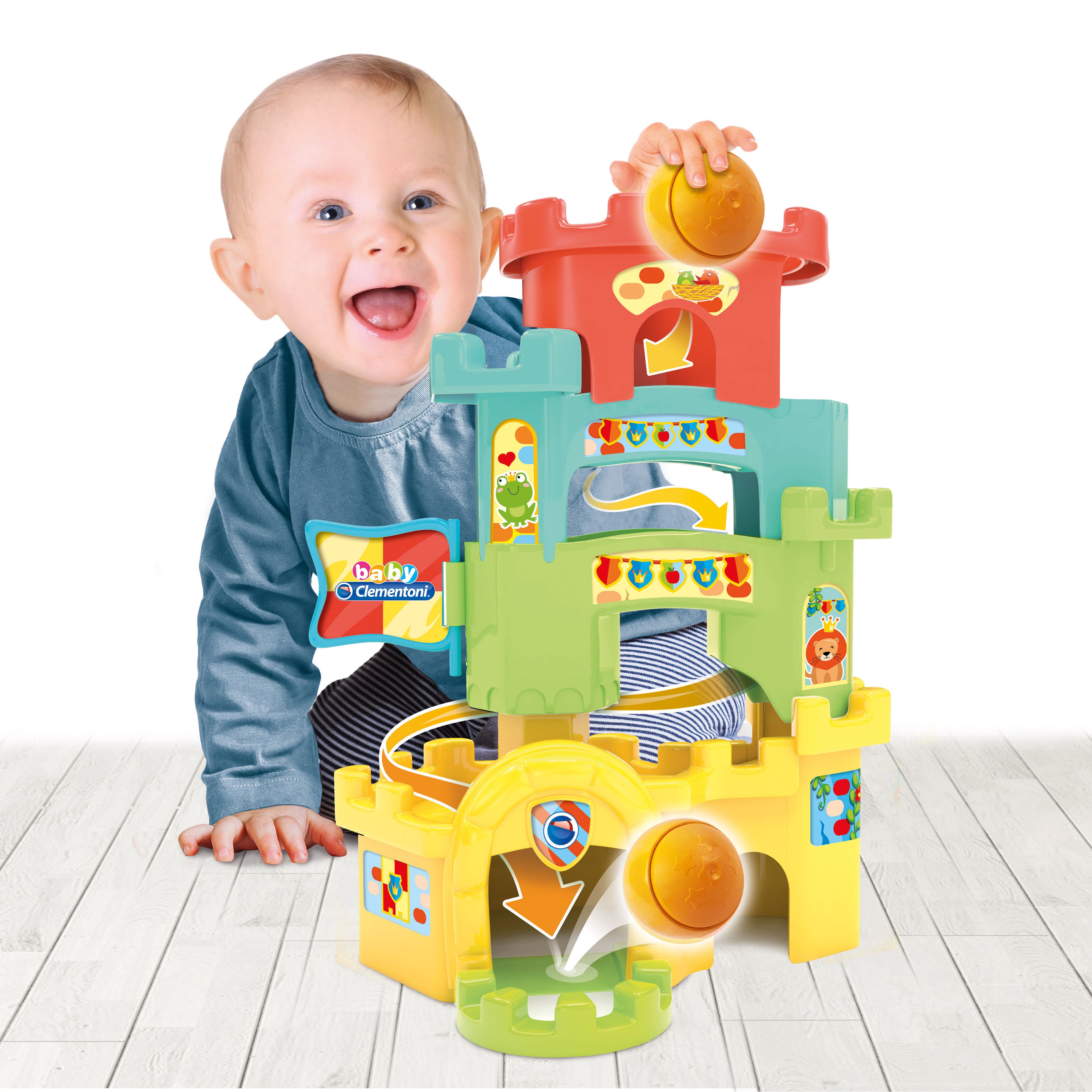 Baby Clementoni Play For Future Βρεφικό Παιχνίδι Πυραμίδα Με Μπάλα (1000-17226) - Fun Planet