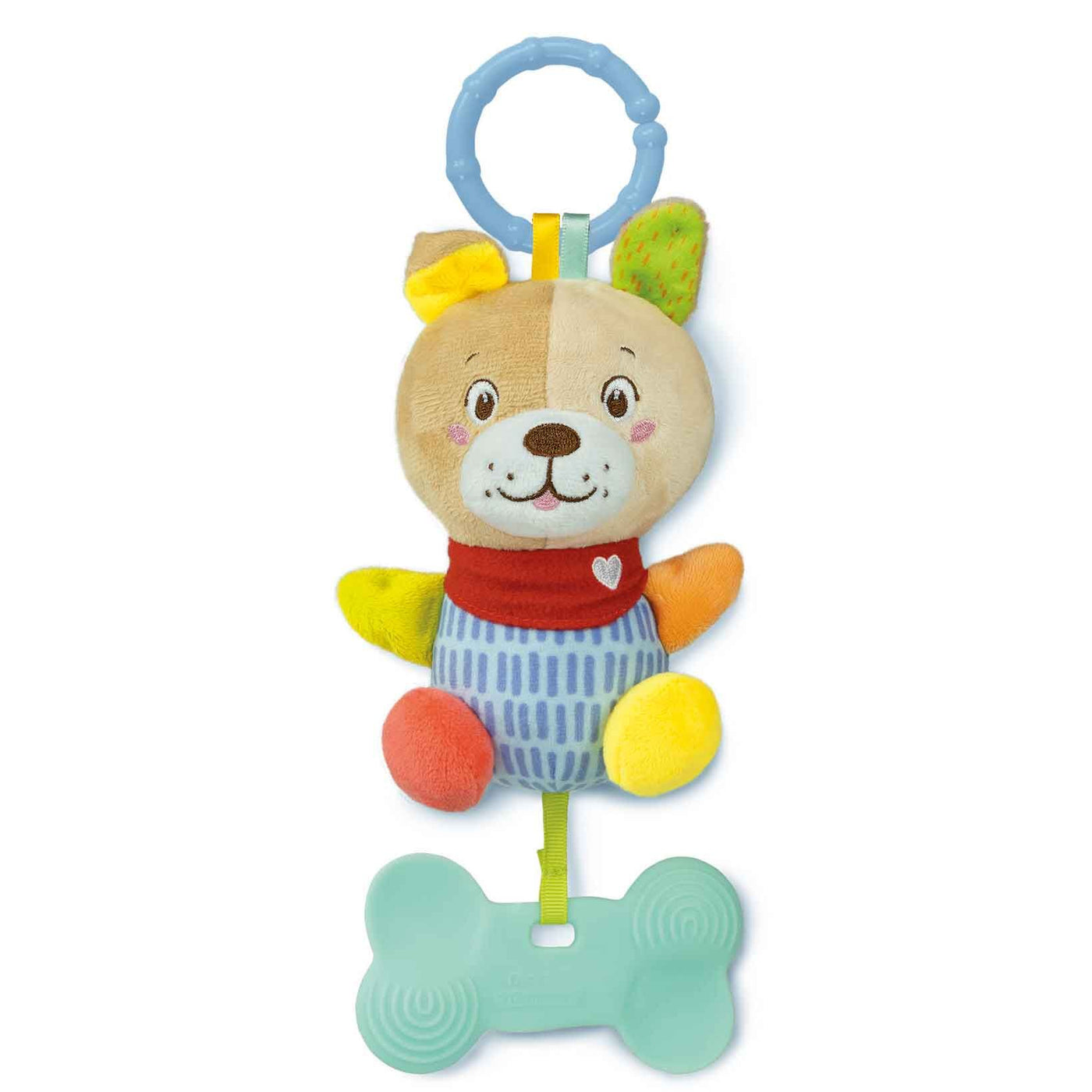 Baby Clementoni For You Βρεφική Κουδουνίστρα Μαλακό Σκυλάκι (1000-17785) - Fun Planet
