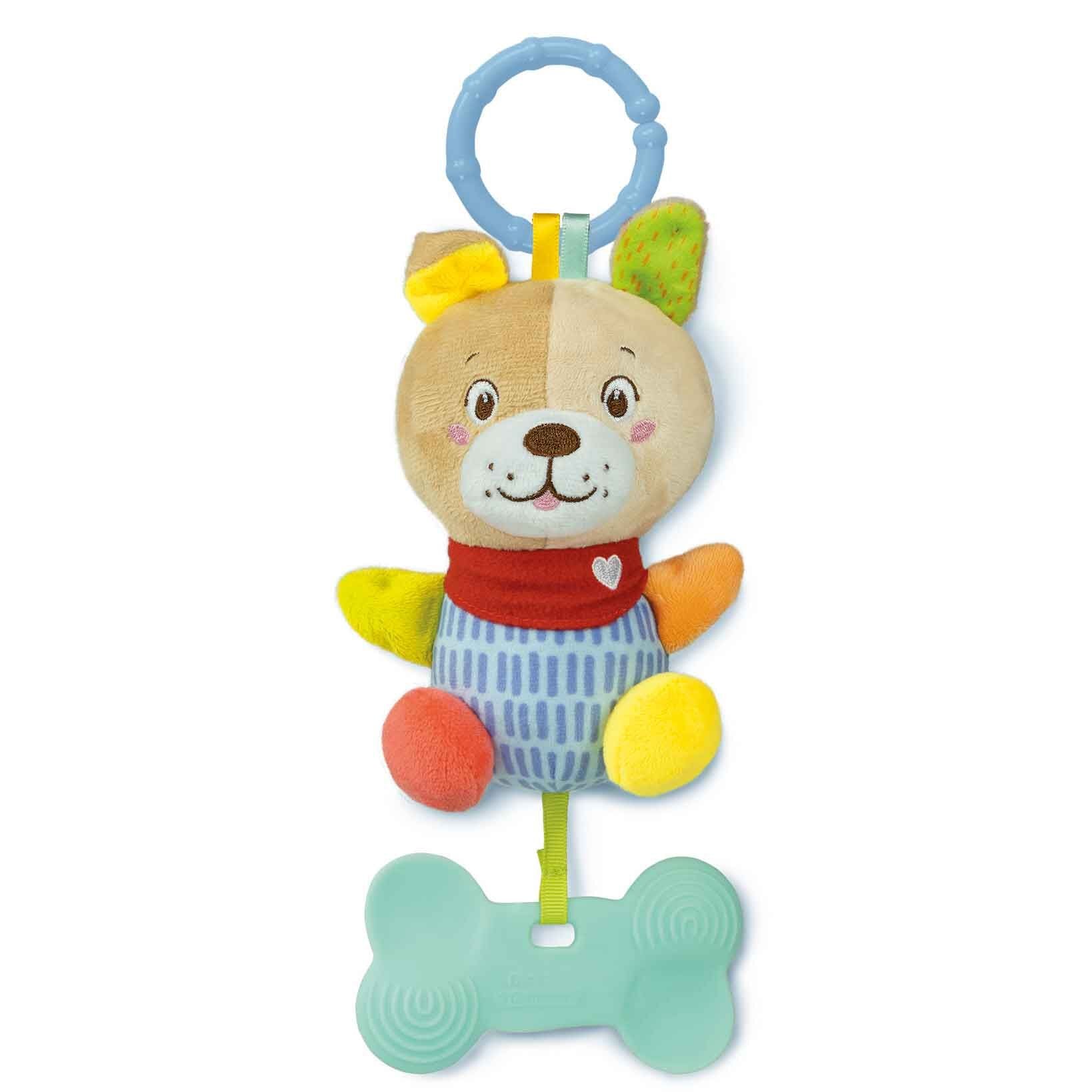 Baby Clementoni For You Βρεφική Κουδουνίστρα Μαλακό Σκυλάκι (1000-17785) - Fun Planet