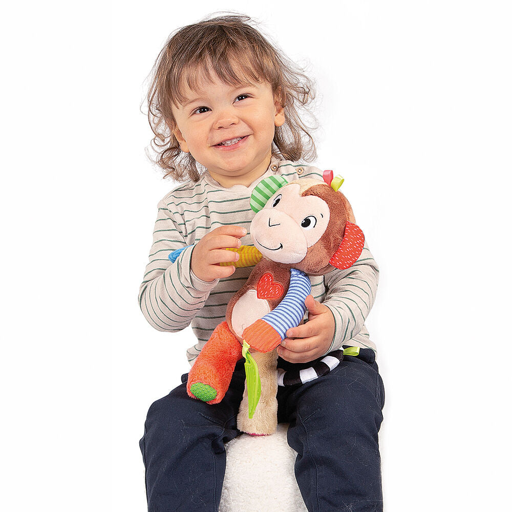 Baby Clementoni Βρεφικό Κρεμαστό Χνουδωτό Δραστηριοτήτων Μπο Μπο Το Μαϊμουδάκι (1000-63264) - Fun Planet