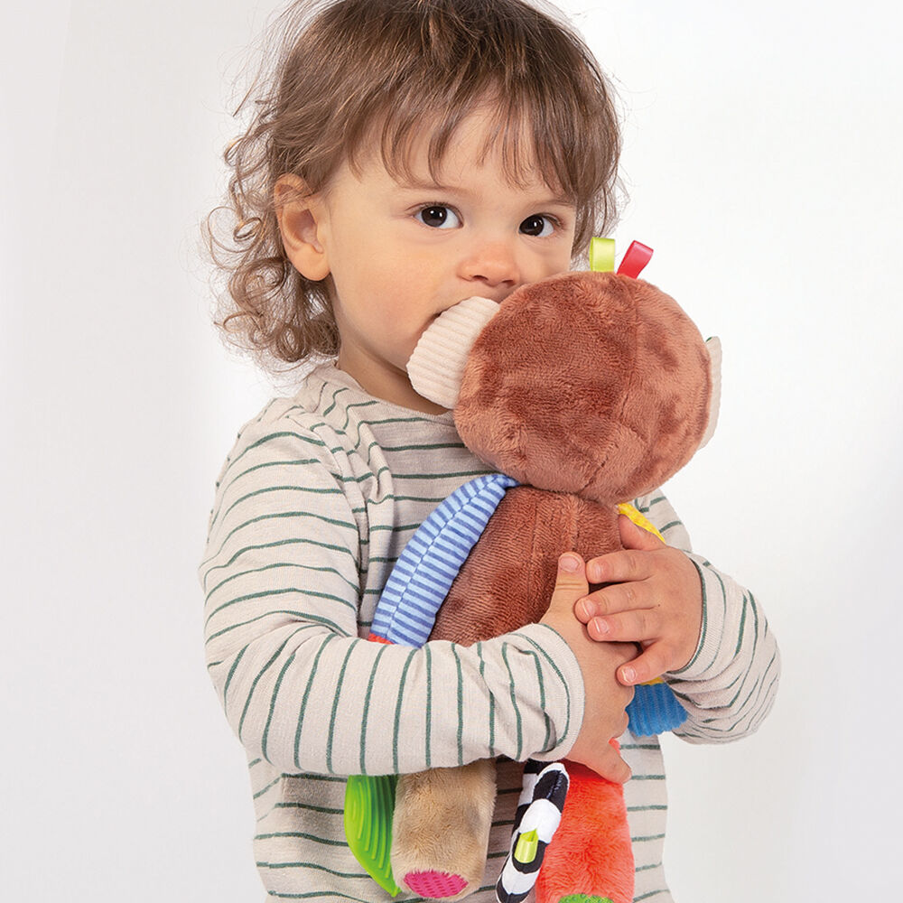 Baby Clementoni Βρεφικό Κρεμαστό Χνουδωτό Δραστηριοτήτων Μπο Μπο Το Μαϊμουδάκι (1000-63264) - Fun Planet