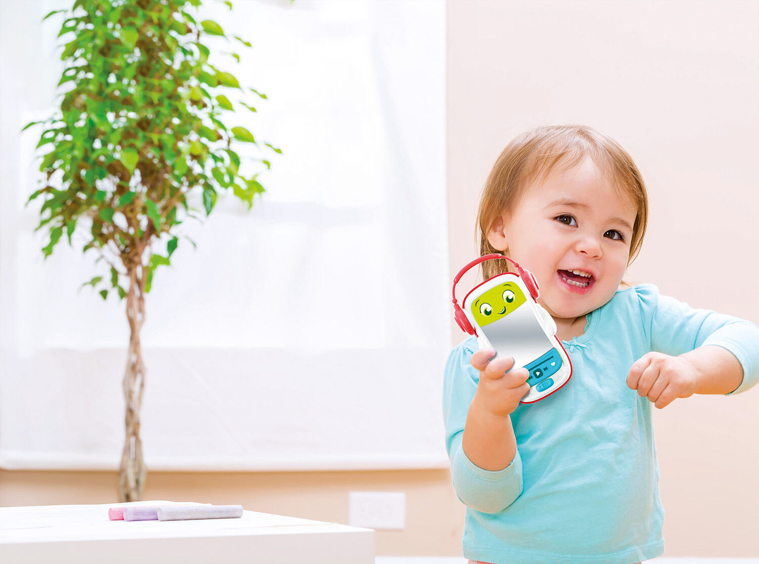 Baby Clementoni Βρεφικό Εκπαιδευτικό Παιχνίδι Ραδιοφωνάκι - Μιλάει Ελληνικά (1000-63426) - Fun Planet