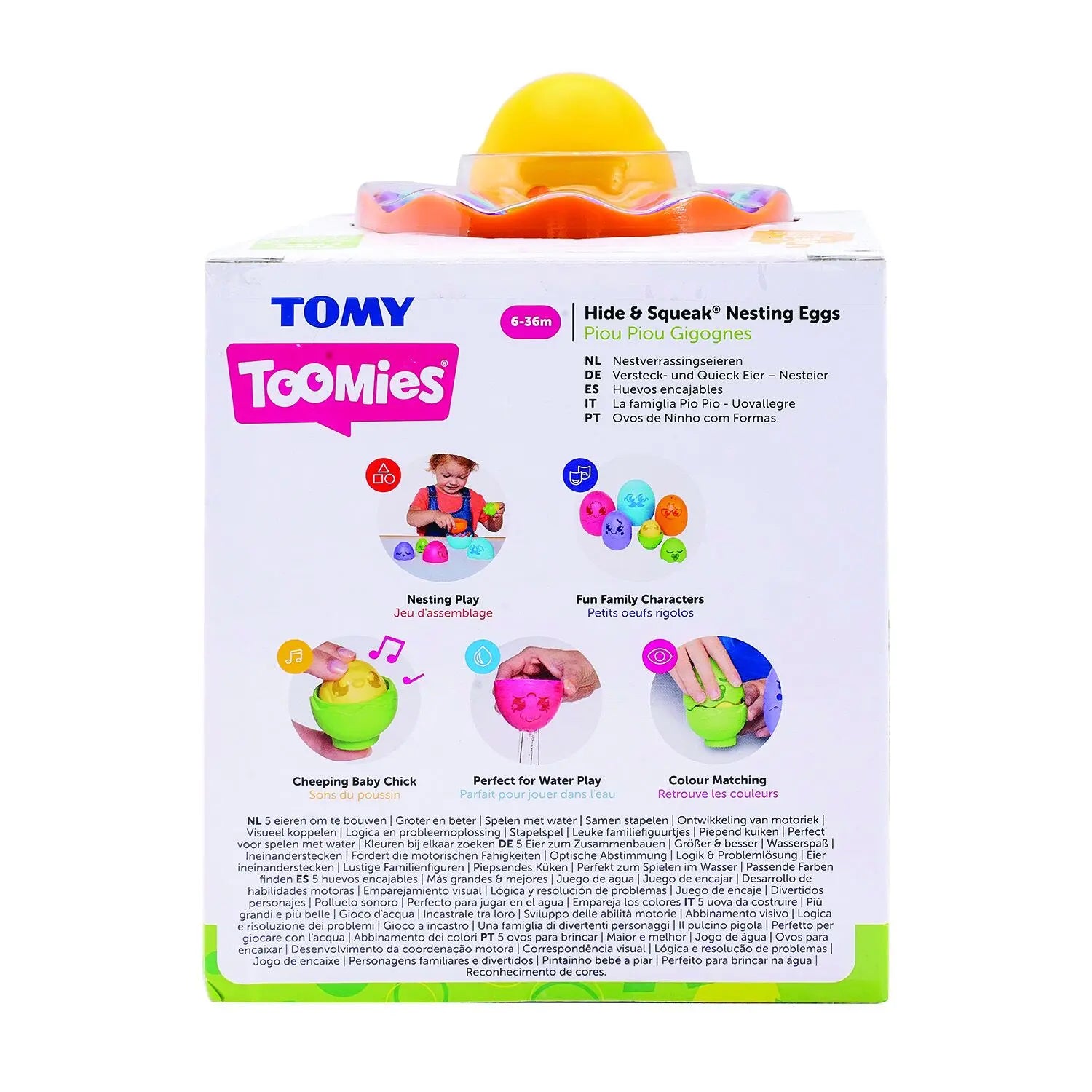 Tomy Toomies Βρεφικό Παιχνίδι Αυγουλάκια στη Φωλιά (1000-73564) - Fun Planet