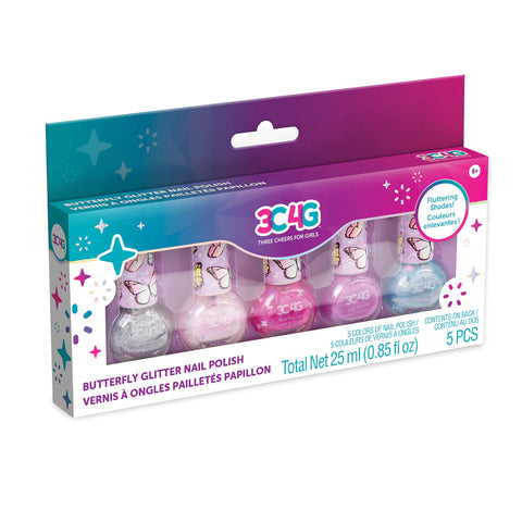 Make it Real 3C4G Butterfly Glitter Nail Polish (10051) - Fun Planet