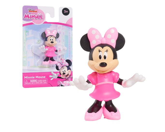Minnie Φιγούρα 6cm Minnie Ροζ Φόρεμα (MCN34000) - Fun Planet