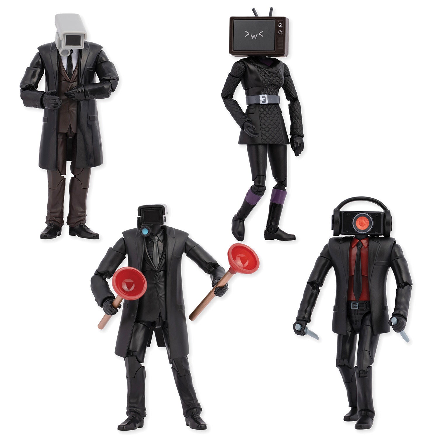 Skibidi Toilet Συλλεκτική Φιγούρα Μονή 15cm Dark Speakerman (1013-13800) - Fun Planet