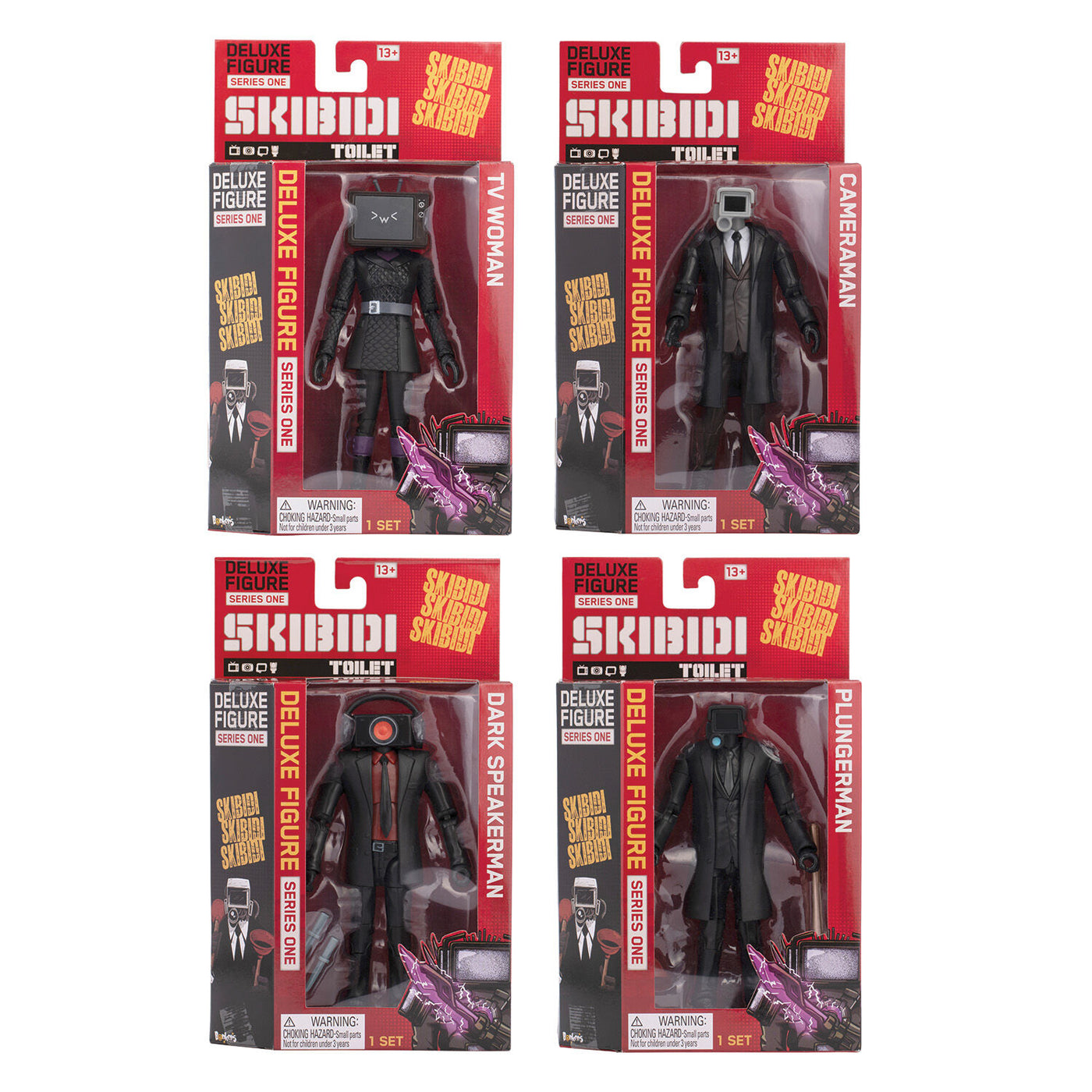 Skibidi Toilet Συλλεκτική Φιγούρα Μονή 15cm Dark Speakerman (1013-13800) - Fun Planet