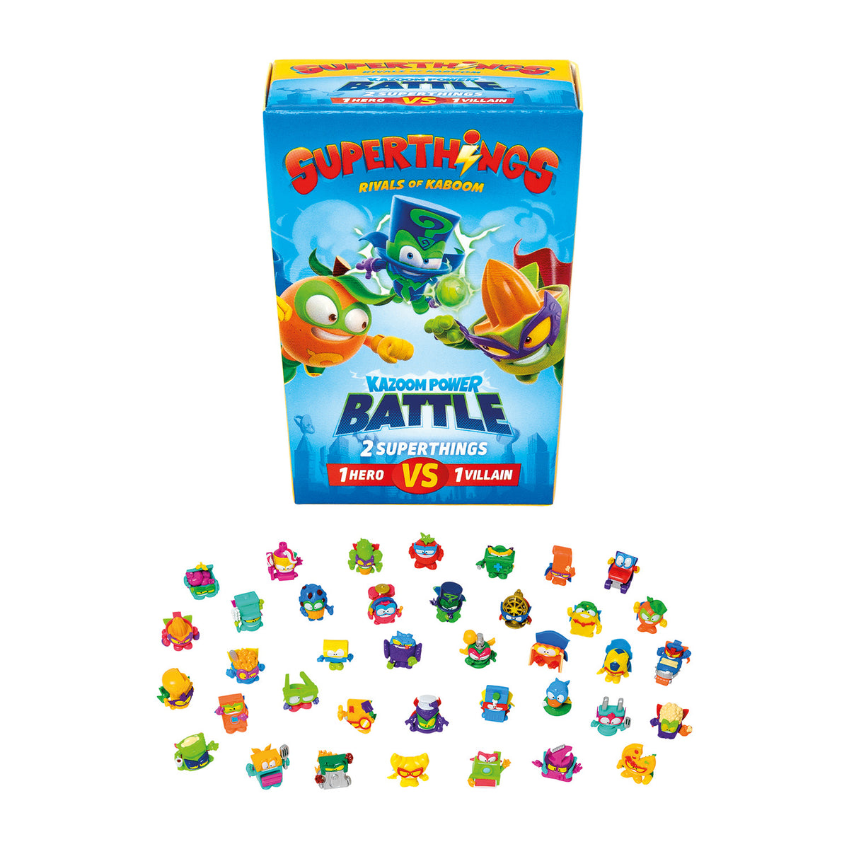 Superthings Μικροπλάσματα Kazoom Power Battle Σετ 2 Φιγούρες  (1013-61109)