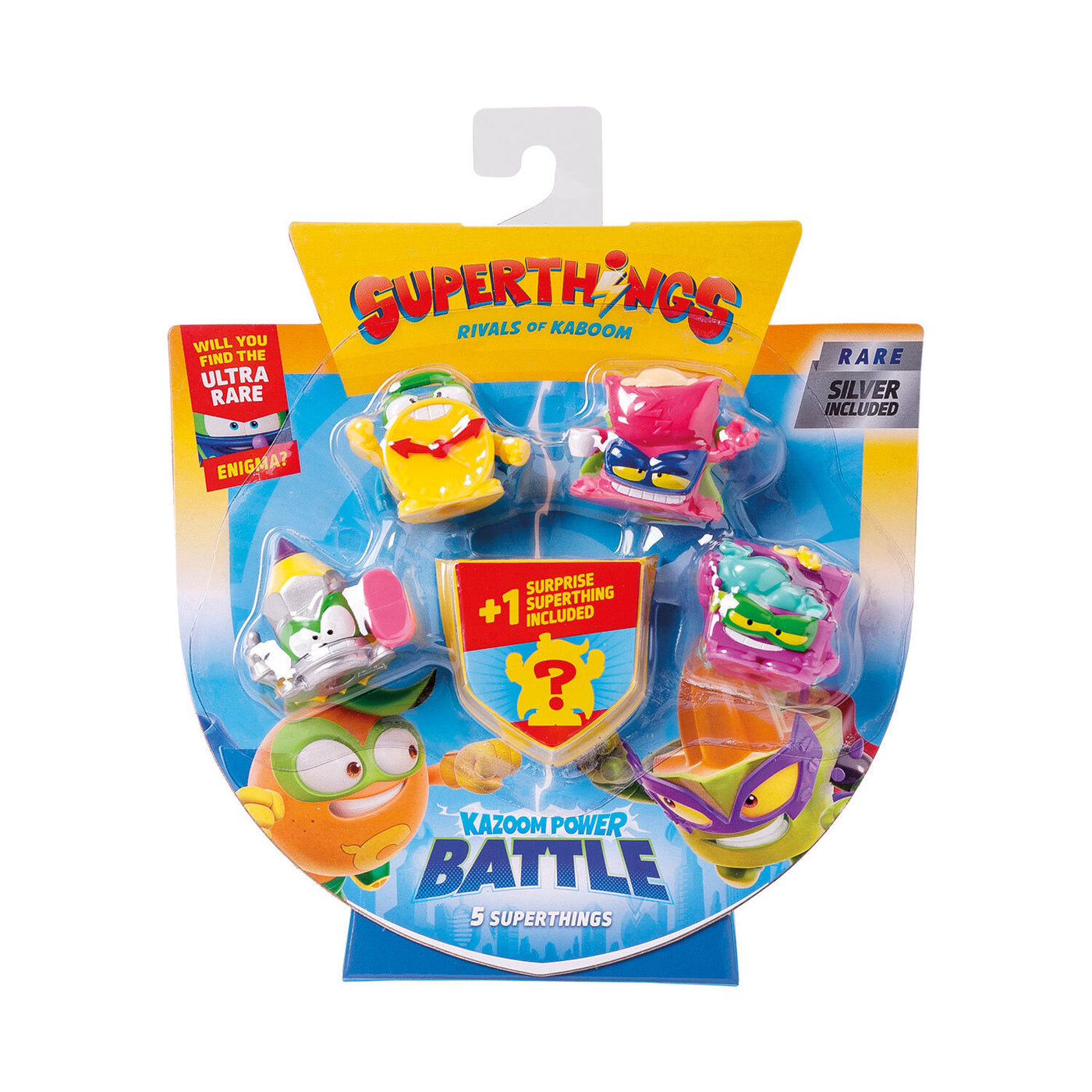 Superthings Μικροπλάσματα Kazoom Power Battle Blister 4+1 Φιγούρες (1013-61608) - Fun Planet