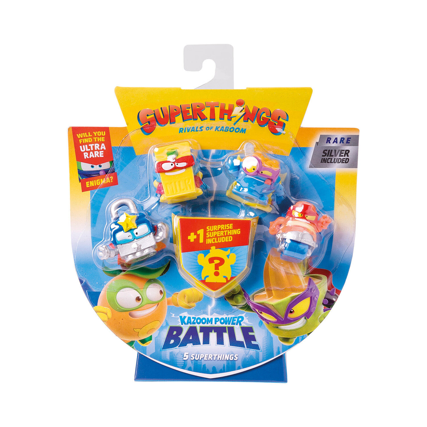 Superthings Μικροπλάσματα Kazoom Power Battle Blister 4+1 Φιγούρες (1013-61608) - Fun Planet