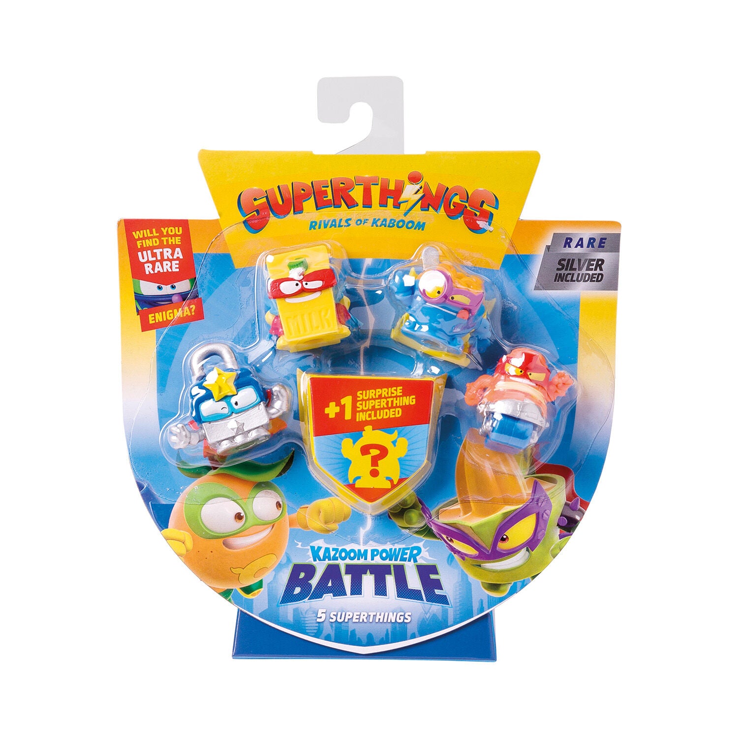 Superthings Μικροπλάσματα Kazoom Power Battle Blister 4+1 Φιγούρες (1013-61608) - Fun Planet