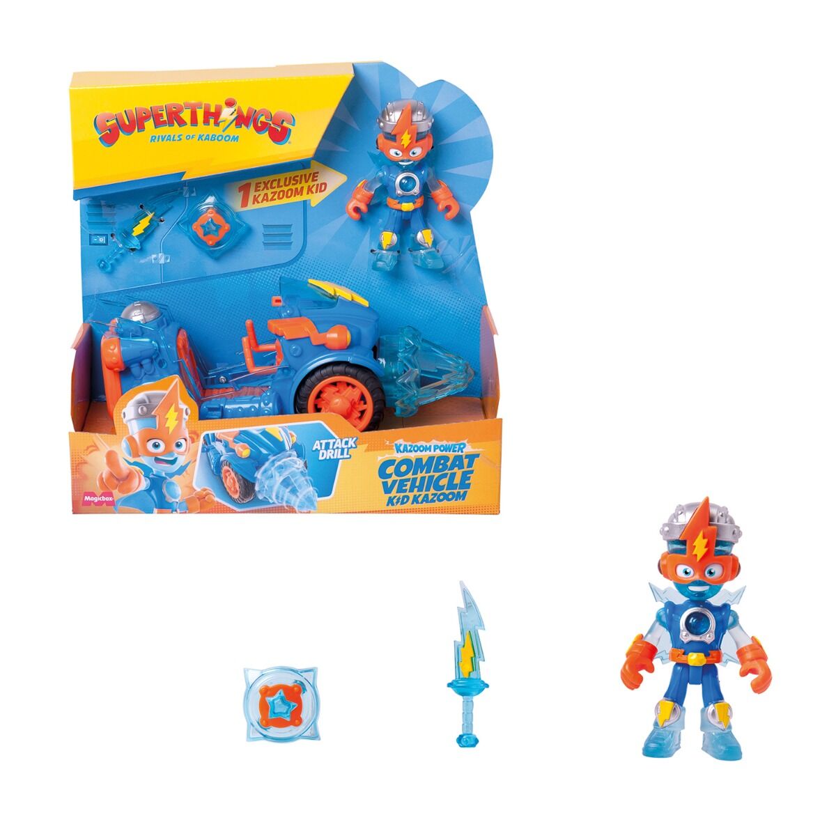 Superthings Μικροπλάσματα Οχήματα Μάχης Kid Kazoom (1013-61609) - Fun Planet