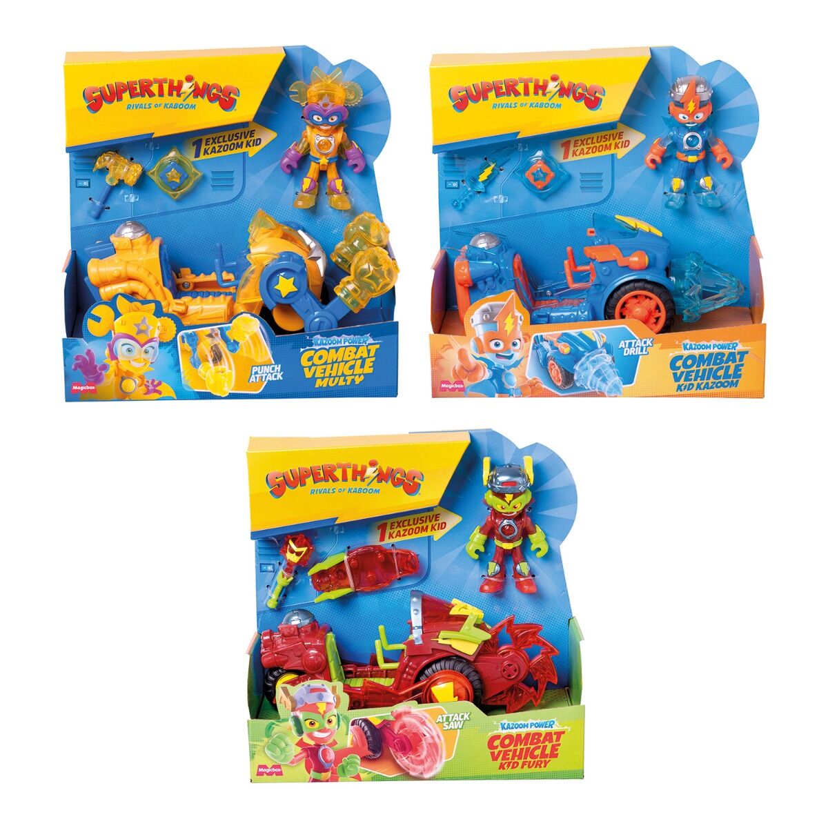 Superthings Μικροπλάσματα Οχήματα Μάχης Kid Kazoom (1013-61609) - Fun Planet