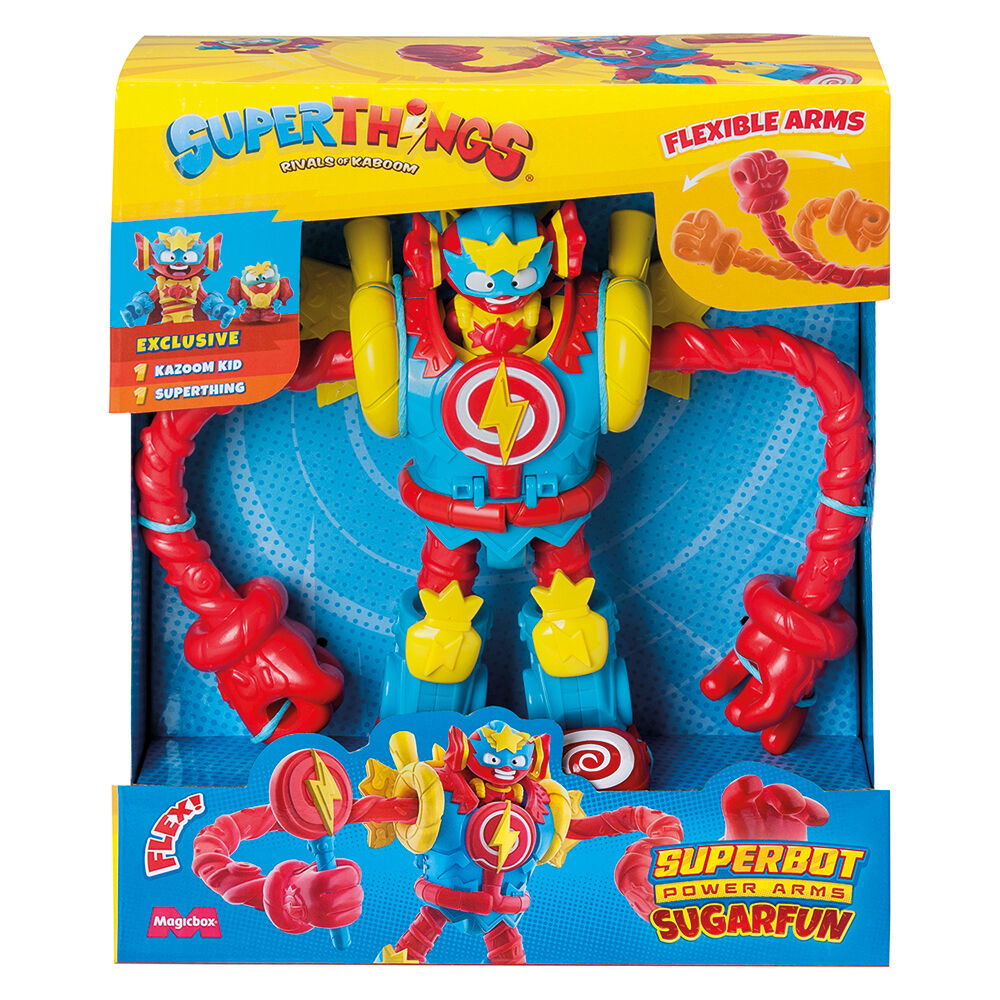 Superthings Μικροπλάσματα Superbot Power Arms με Φιγούρες Sugarfun (1013-62120) - Fun Planet
