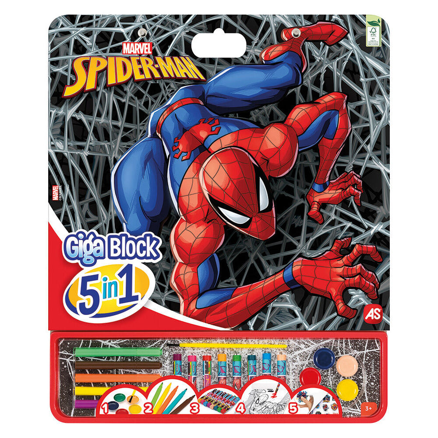 Giga Block Σετ Ζωγραφικής Marvel Spider-Man 5 Σε 1 (1023-62752) - Fun Planet