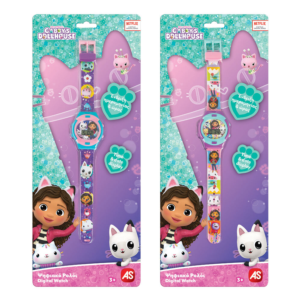 AS Παιδικό Ψηφιακό Ρολόι DreamWorks Gabby's Dollhouse (1027-64251) - Fun Planet