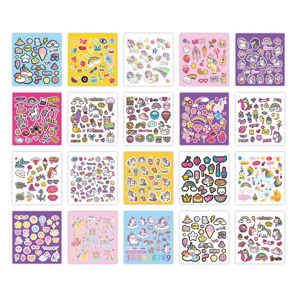 Sticker Book Τετράδιο Με 500 Αυτοκόλλητα (1027-64234) - Fun Planet