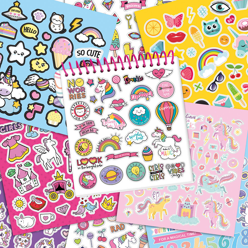 Sticker Book Τετράδιο Με 500 Αυτοκόλλητα (1027-64234) - Fun Planet