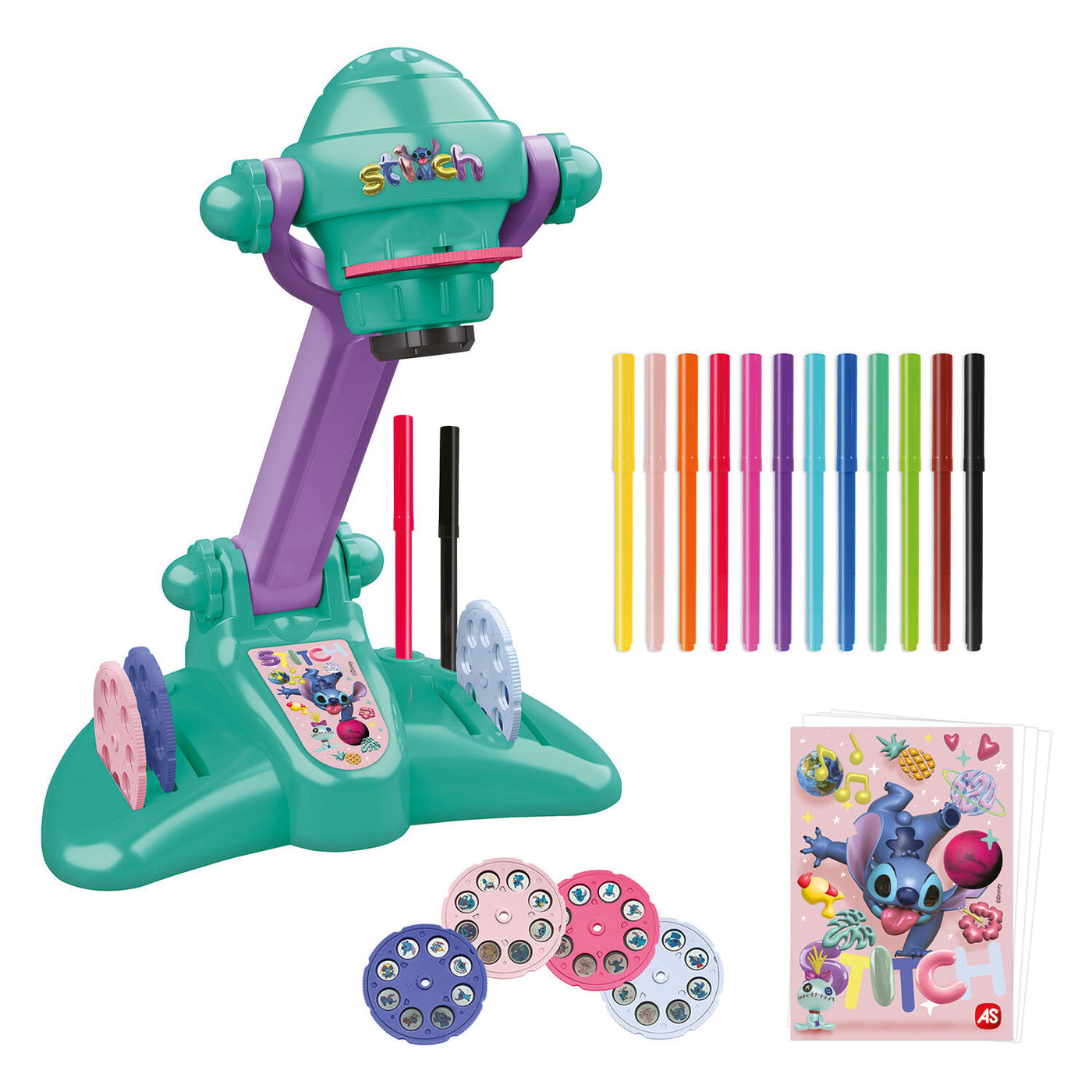 AS Προτζέκτορας Ζωγραφικής Disney Stitch (1028-54004)
