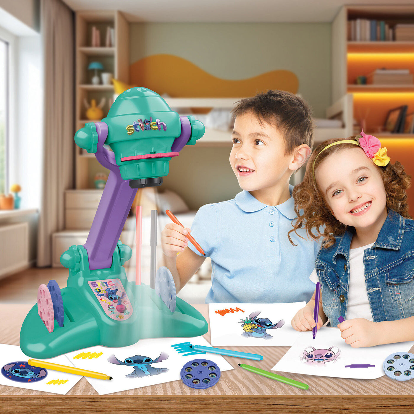 AS Προτζέκτορας Ζωγραφικής Disney Stitch (1028-54004)