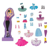 AS Magnet Box Sweet Ballerina Dress-Up 35 Εκπαιδευτικοί Ξύλινοι Μαγνήτες (1029-64052) - Fun Planet