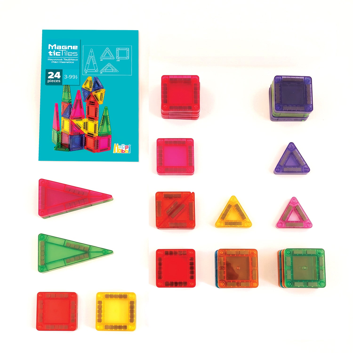 Geomag Magnetic Tiles Gems 44pcs (PF.224.102.00)