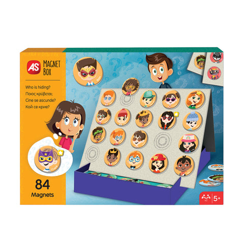 AS Magnet Box Ποιος Κρύβεται? 84 Εκπαιδευτικοί Χάρτινοι Μαγνήτες (1029-64060)