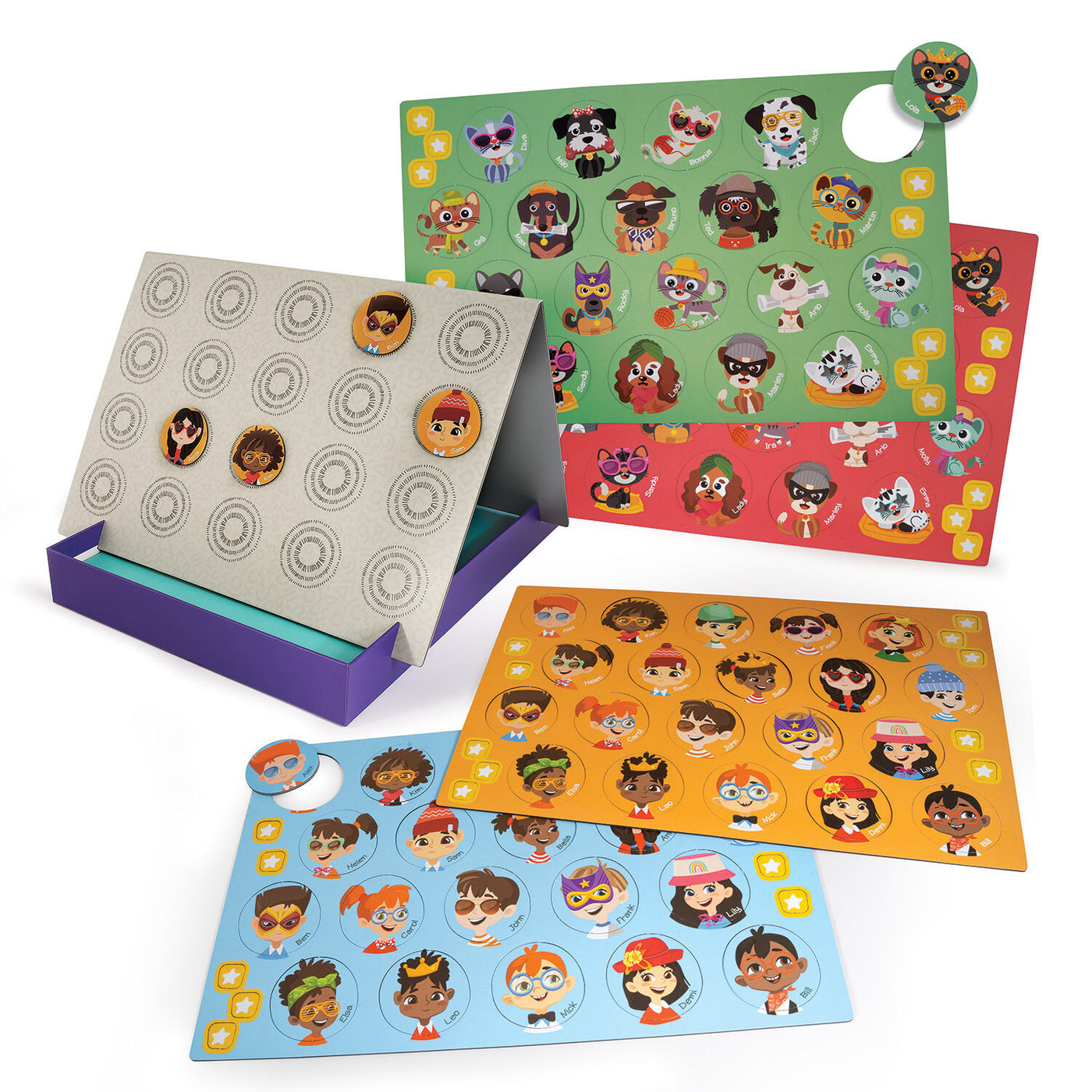 AS Magnet Box Ποιος Κρύβεται? 84 Εκπαιδευτικοί Χάρτινοι Μαγνήτες (1029-64060) - Fun Planet