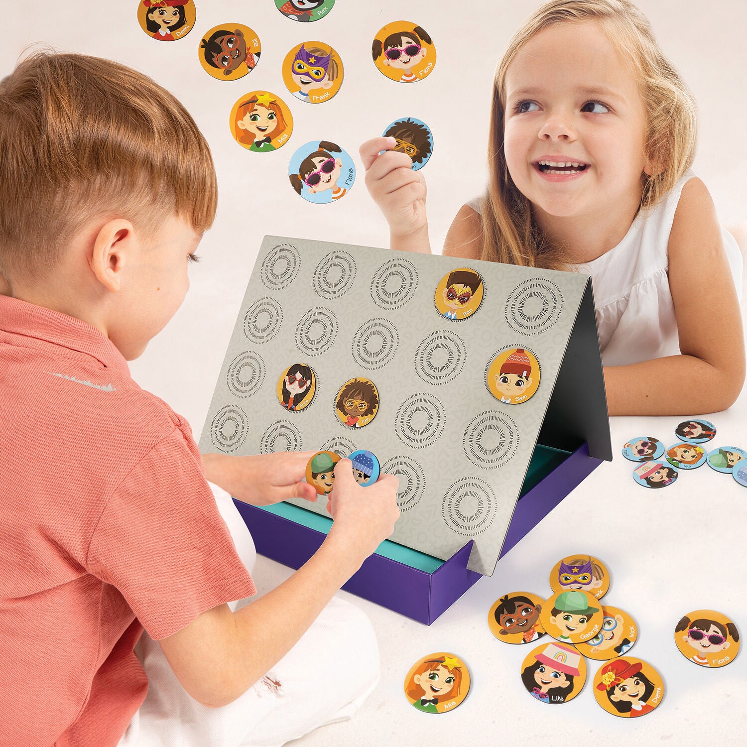 AS Magnet Box Ποιος Κρύβεται? 84 Εκπαιδευτικοί Χάρτινοι Μαγνήτες (1029-64060) - Fun Planet