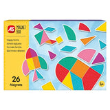 AS Magnet Box Αστεία Σχήματα 26 Εκπαιδευτικοί Χάρτινοι Μαγνήτες (1029-64067) - Fun Planet