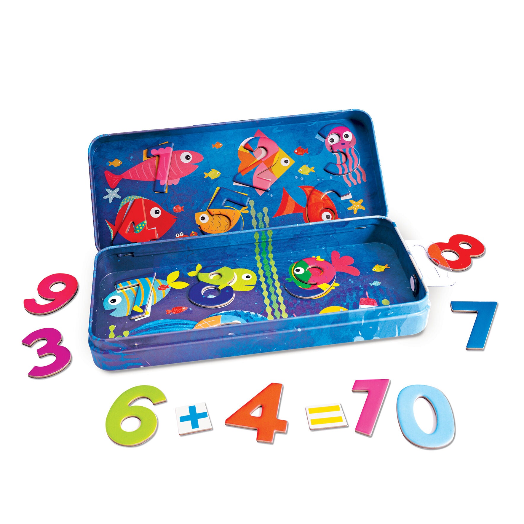HappiHobbi Magnet Tin Αριθμοί Εκπαιδευτικοί Χάρτινοι Μαγνήτες (1029-64070) - Fun Planet