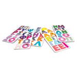 HappiHobbi Magnet Tin Γράμματα Εκπαιδευτικοί Χάρτινοι Μαγνήτες (1029-64070)