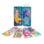 HappiHobbi Magnet Tins Mermaid Princess Εκπαιδευτικοί Χάρτινοι Μαγνήτες (1029-64074)