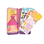 HappiHobbi Magnet Tins Fashion Girl Εκπαιδευτικοί Χάρτινοι Μαγνήτες (1029-64074)