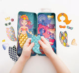 HappiHobbi Magnet Tins Mermaid Princess Εκπαιδευτικοί Χάρτινοι Μαγνήτες (1029-64074)
