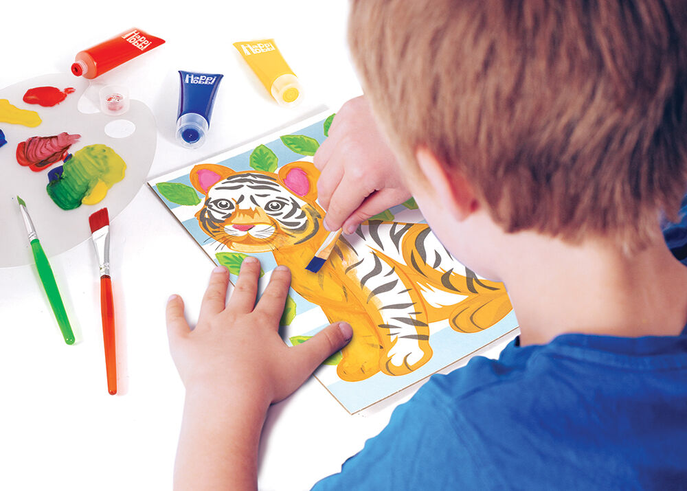 HappiHobbi Εργαστήριο Ζωγραφικής Junior Χρώματα Νερομπογιάς (1038-11044) - Fun Planet