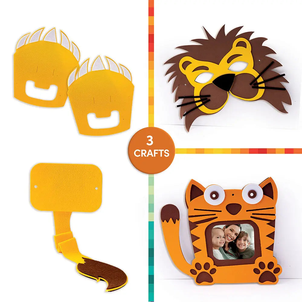 AS Craft Ζωάκια Παιχνίδι Με 3 Χειροτεχνίες DIY (1038-31006) - Fun Planet