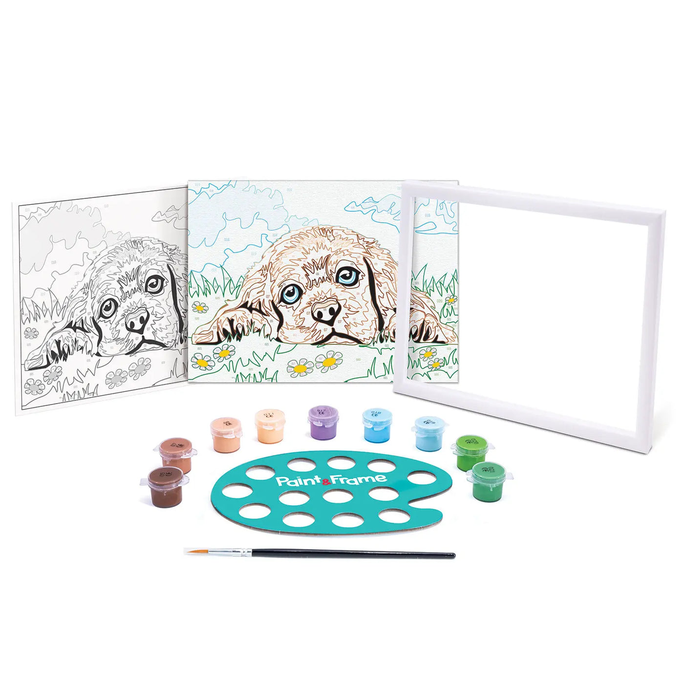 Paint & Frame Ζωγραφίζω Με Αριθμούς Loving Puppy (1038-41012) - Fun Planet