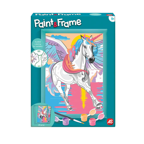 Paint & Frame Ζωγραφίζω Με Αριθμούς Magic Unicorn (1038-41016) - Fun Planet