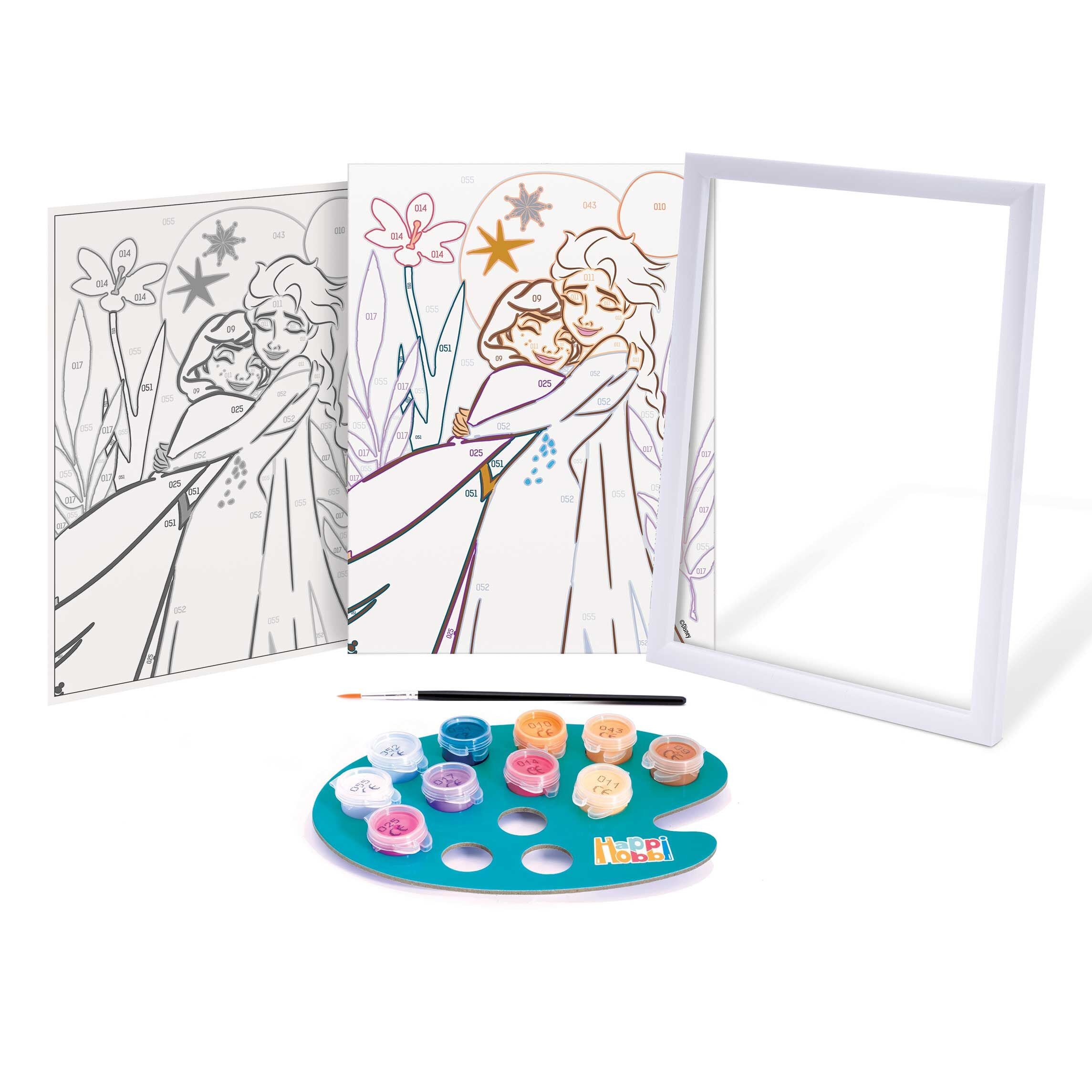 HappiHobbi Paint & Frame Paint by Numbers Disney Frozen (1038-41034) - Fun Planet
