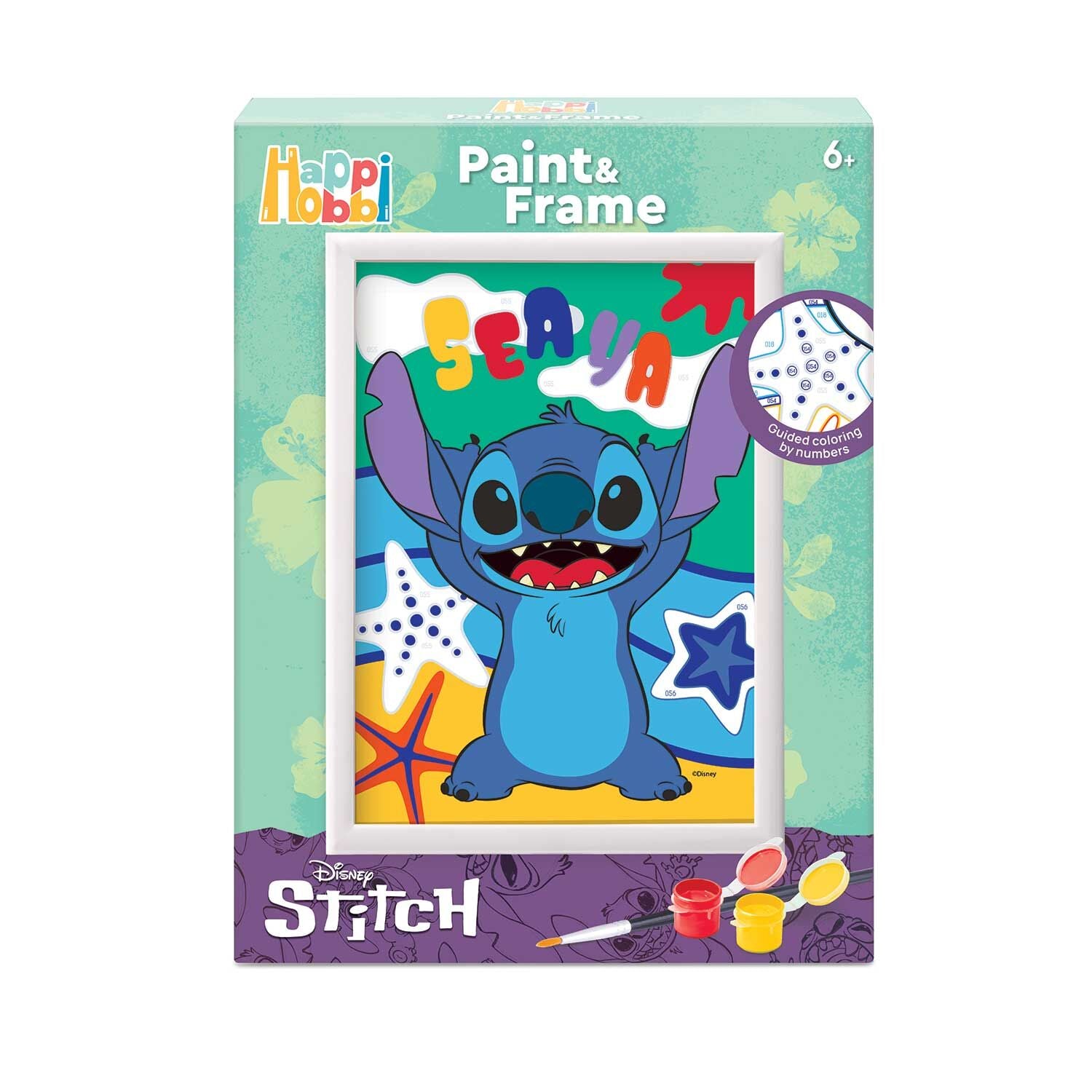 HappiHobbi Paint & Frame Paint by Numbers Disney Stitch (1038-41035) - Fun Planet