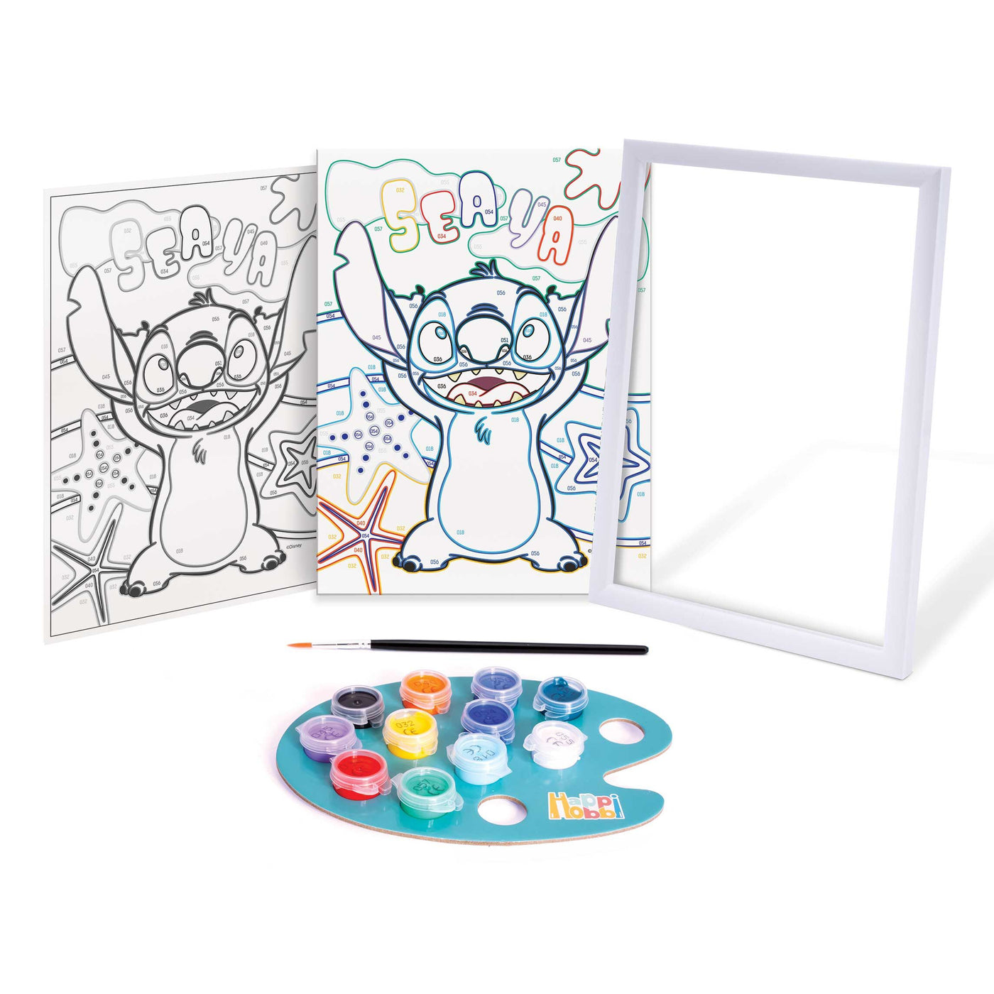 HappiHobbi Paint & Frame Paint by Numbers Disney Stitch (1038-41035) - Fun Planet