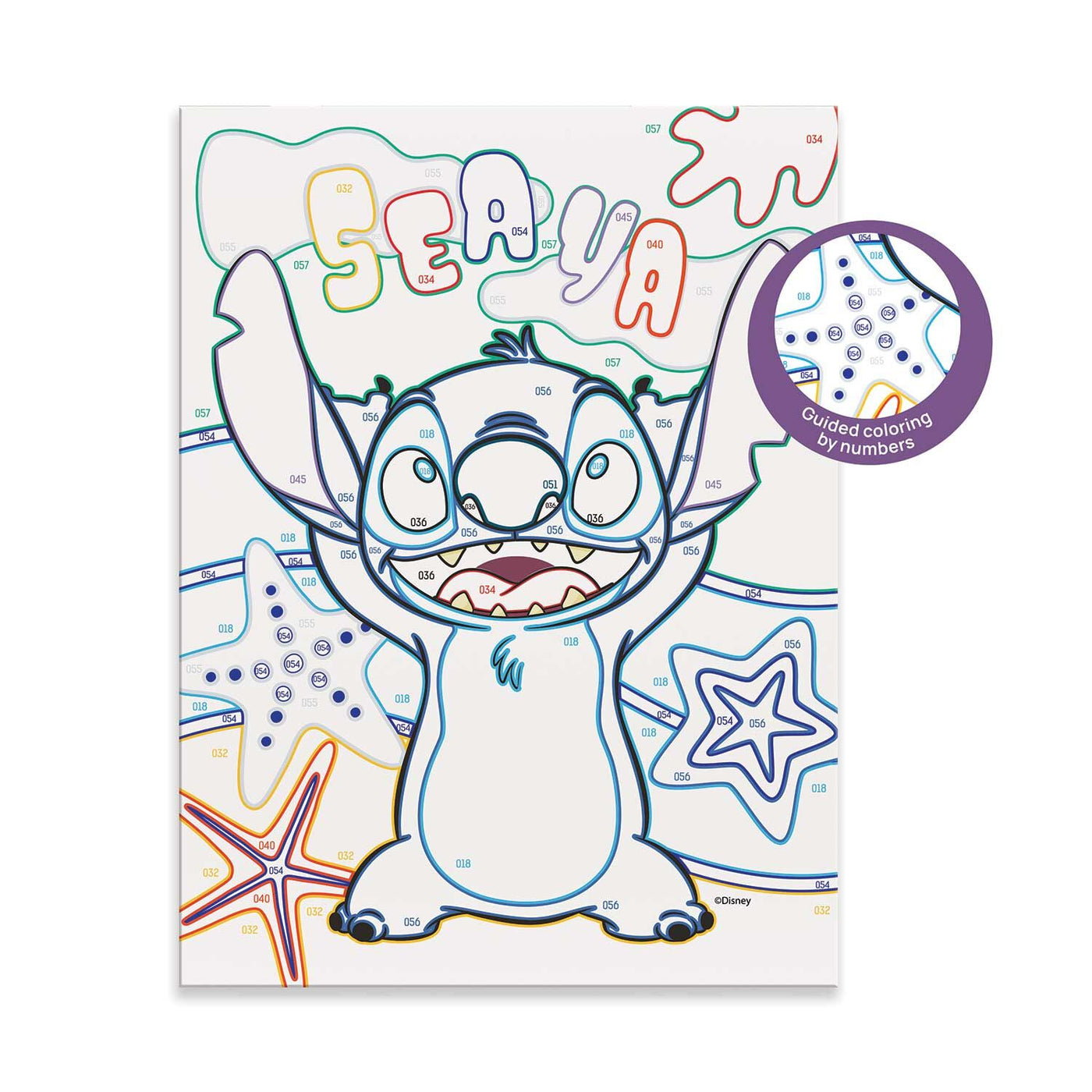 HappiHobbi Paint & Frame Paint by Numbers Disney Stitch (1038-41035) - Fun Planet