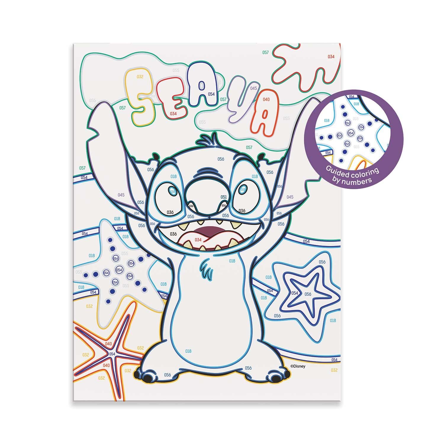 HappiHobbi Paint & Frame Paint by Numbers Disney Stitch (1038-41035) - Fun Planet