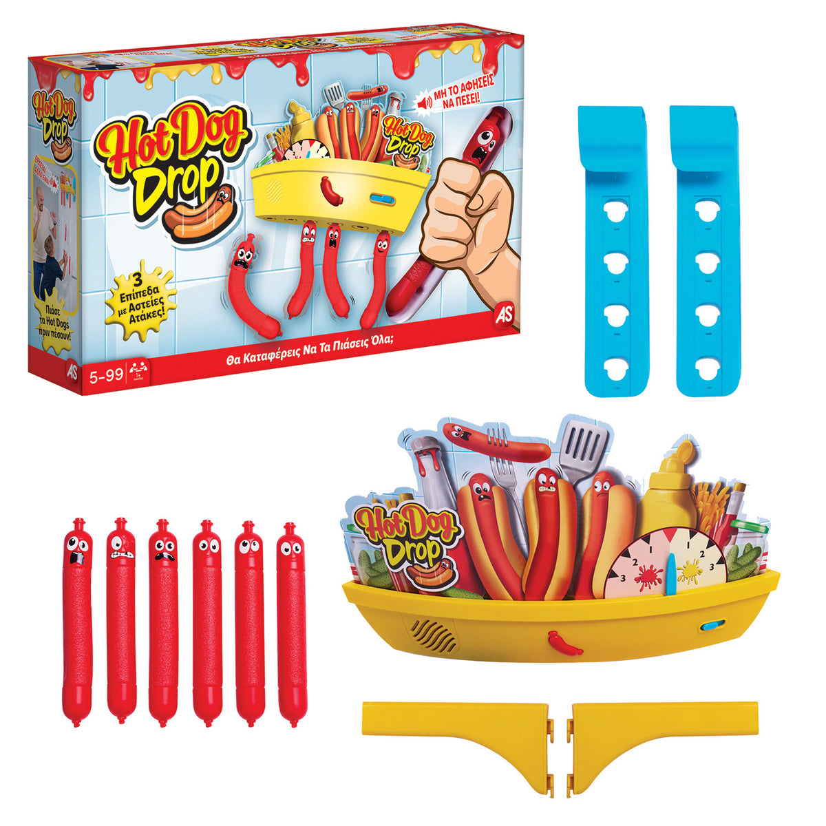 AS Games Επιτραπέζιο Hot Dog Drop (1040-08466) - Fun Planet