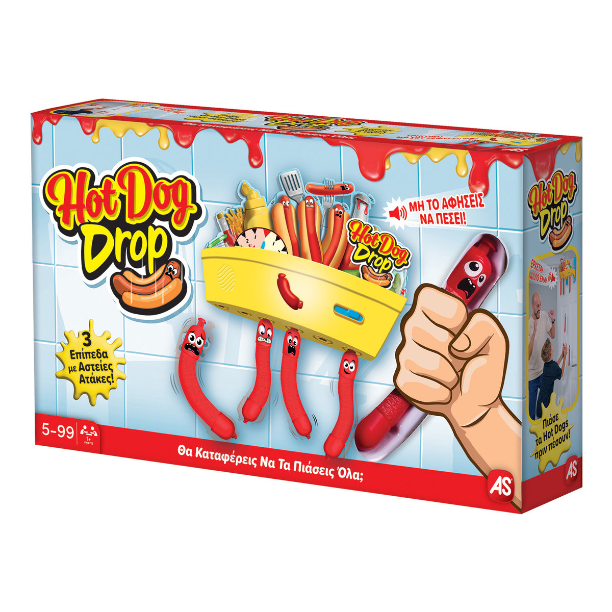 AS Games Επιτραπέζιο Hot Dog Drop (1040-08466) - Fun Planet